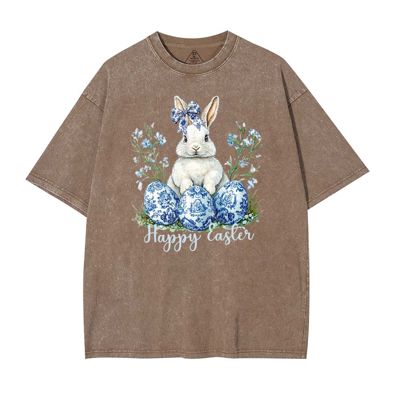 Grand Millennial Easter Mama Washed T-Shirts