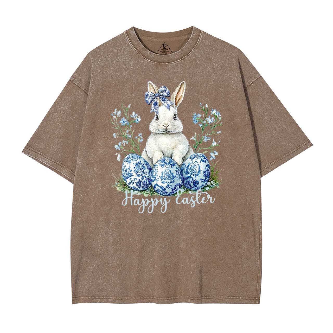 Grand Millennial Easter Mama Washed T-Shirts