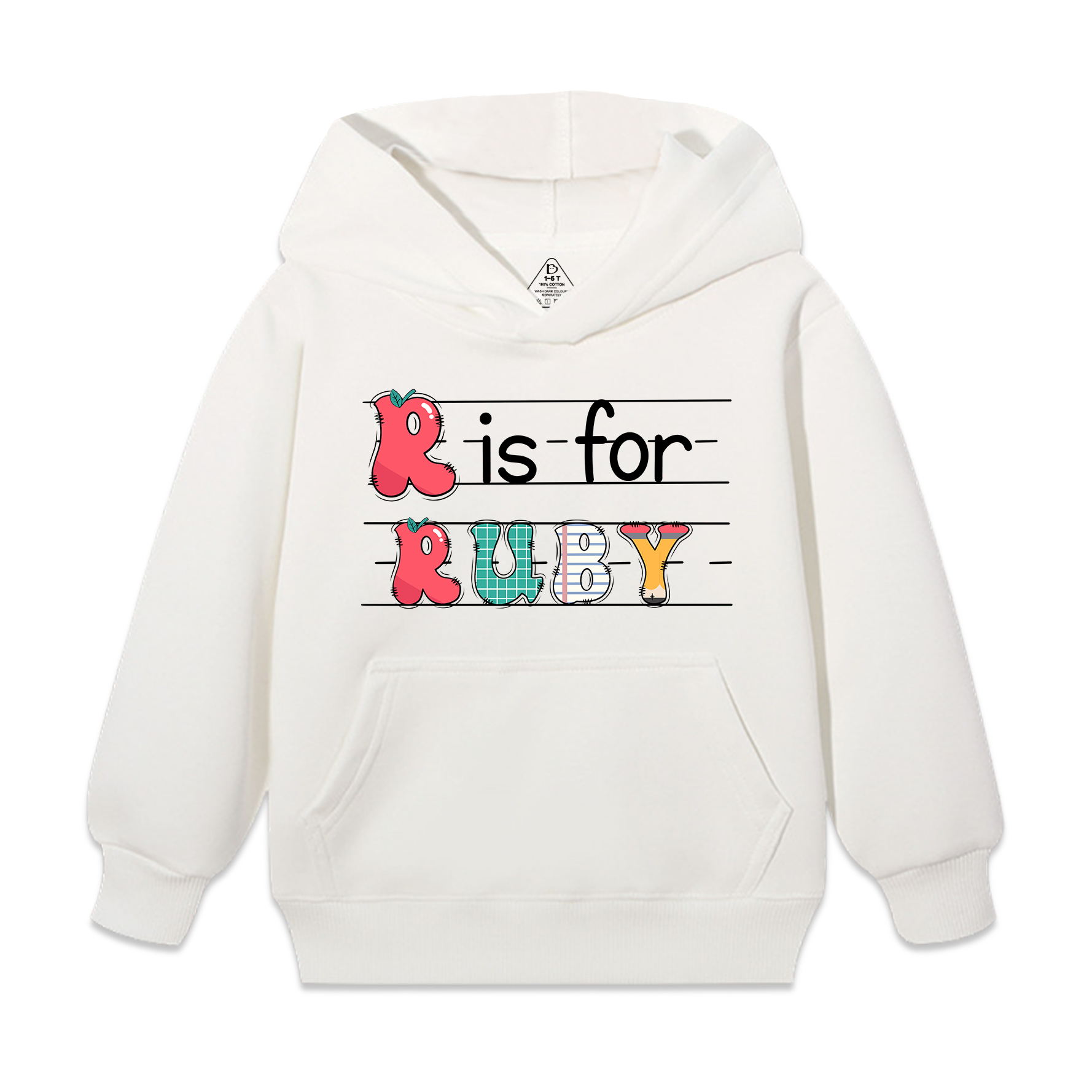 Personalized Kid’s Name Back To School Kid's Hoodies Beepumpkin