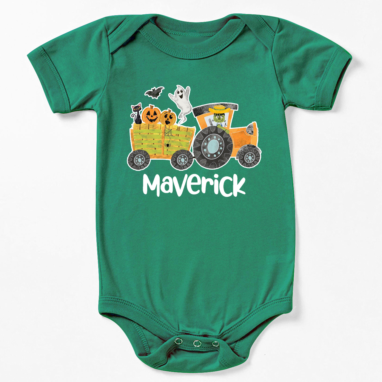 Personalized Cute Hayride Halloween Bodysuit For Baby