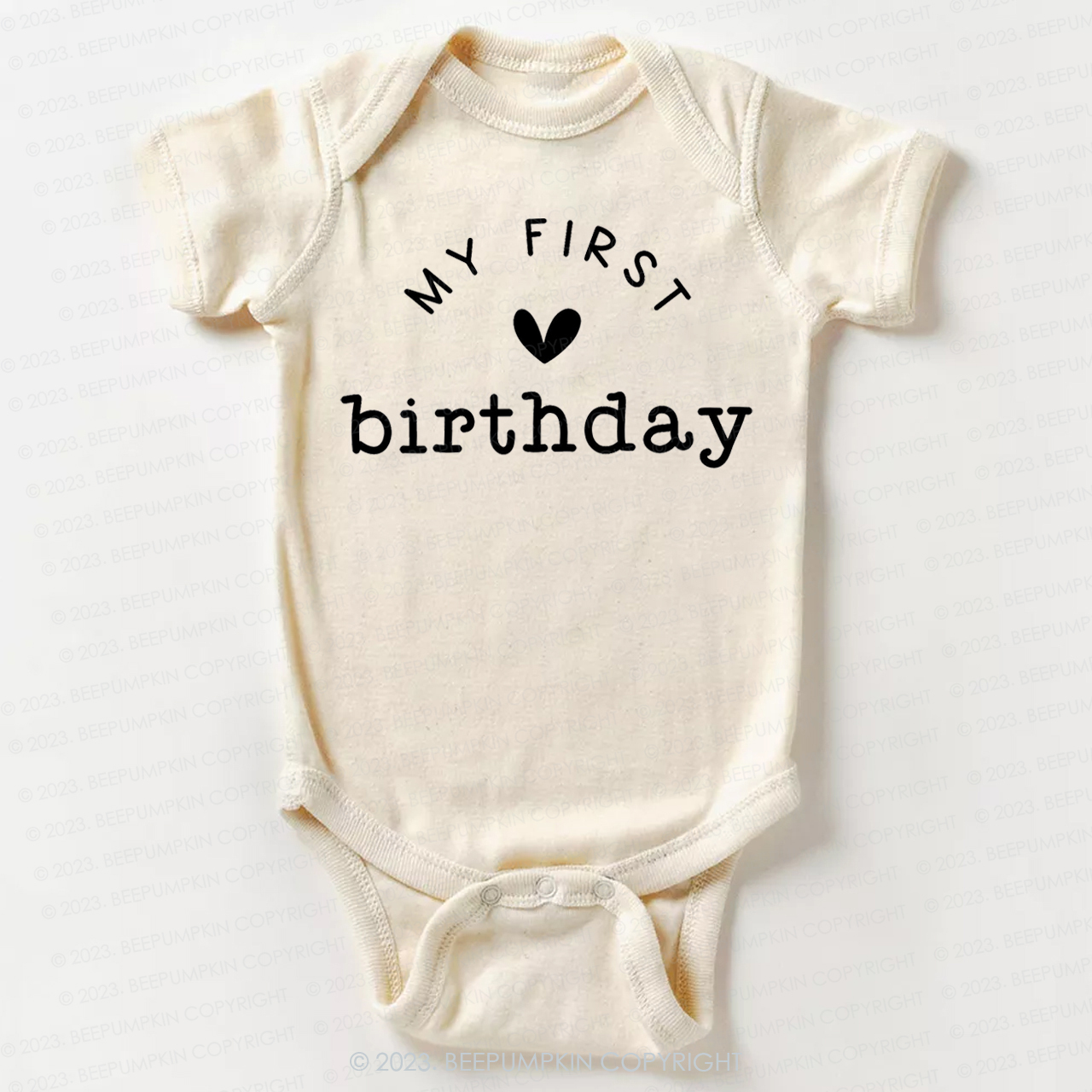 My First Birthday Bodysuit For Baby