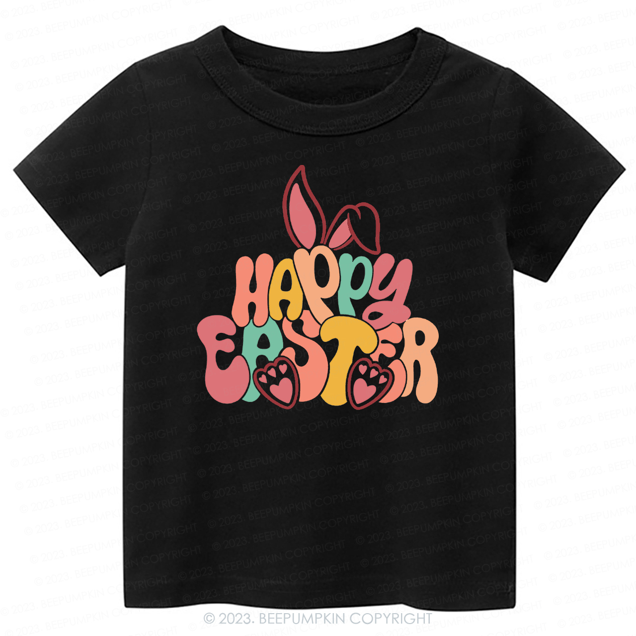 Retro  Happy Easter -Toddler Tees