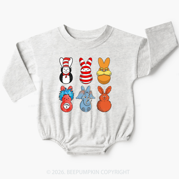 Storybook Bunny Tumbler Baby Bubble Romper