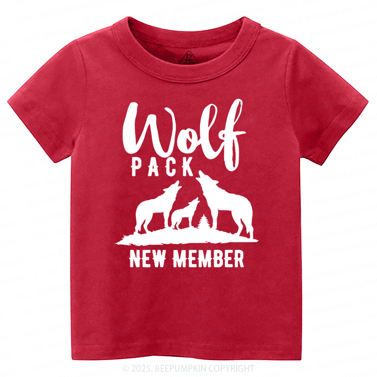 Wolf Pack New Member Toddler&Kid's Tees Beepumpkin