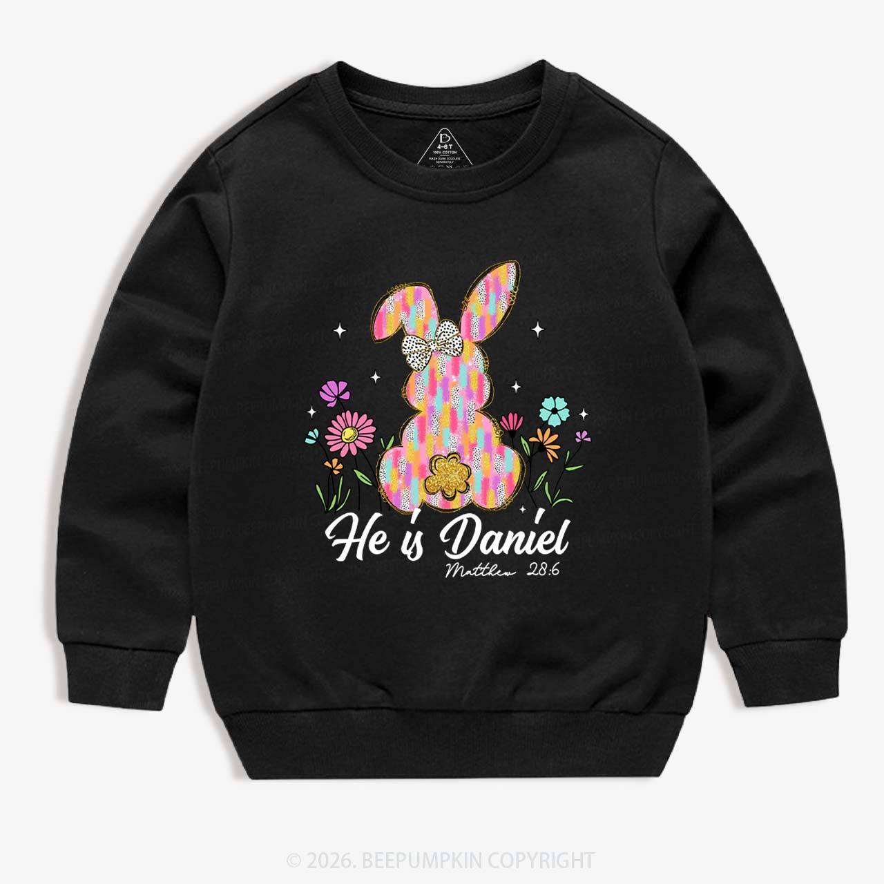 Risen In Bloom Faith & Flowers Kid's Sweatshirt