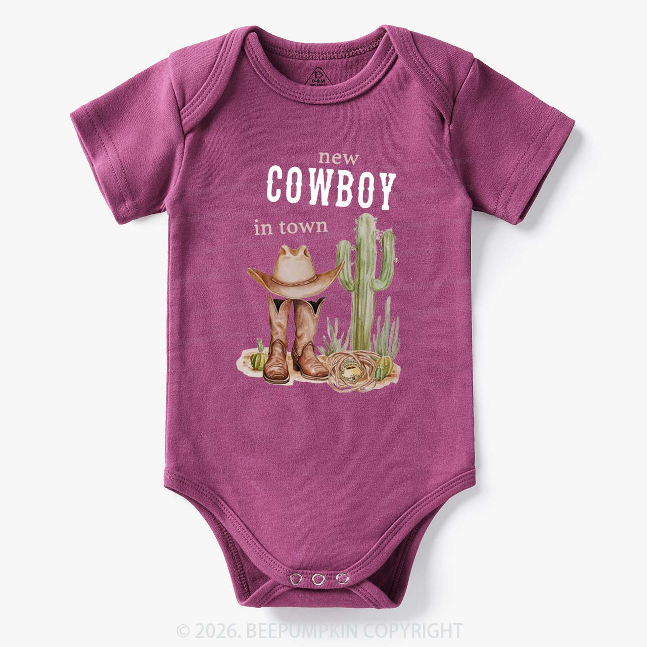 New Cowboy in Town Western Bodysuit
