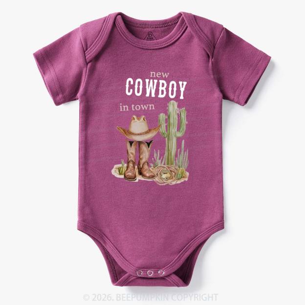 New Cowboy in Town Western Bodysuit
