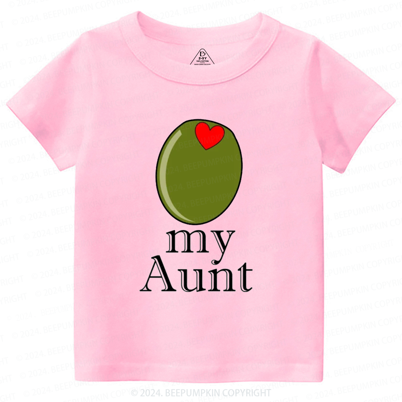 Olive My Aunt Toddler&Kids Tees 7
