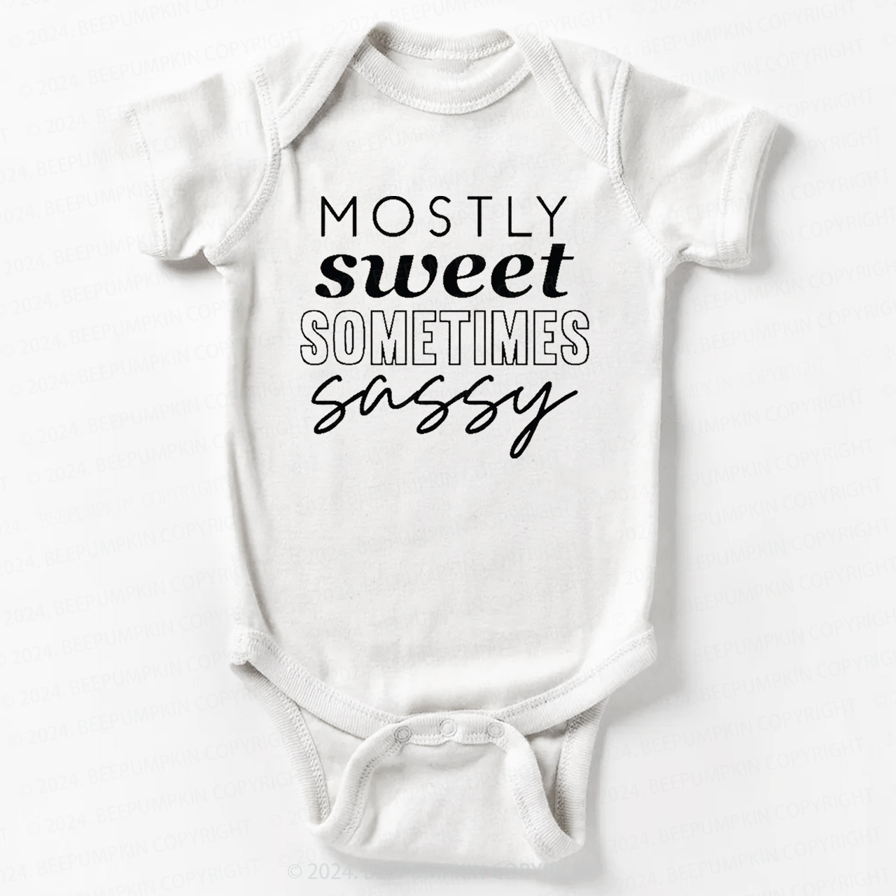 Mostly Sweet Sometimes Sassy Bodysuit For Baby