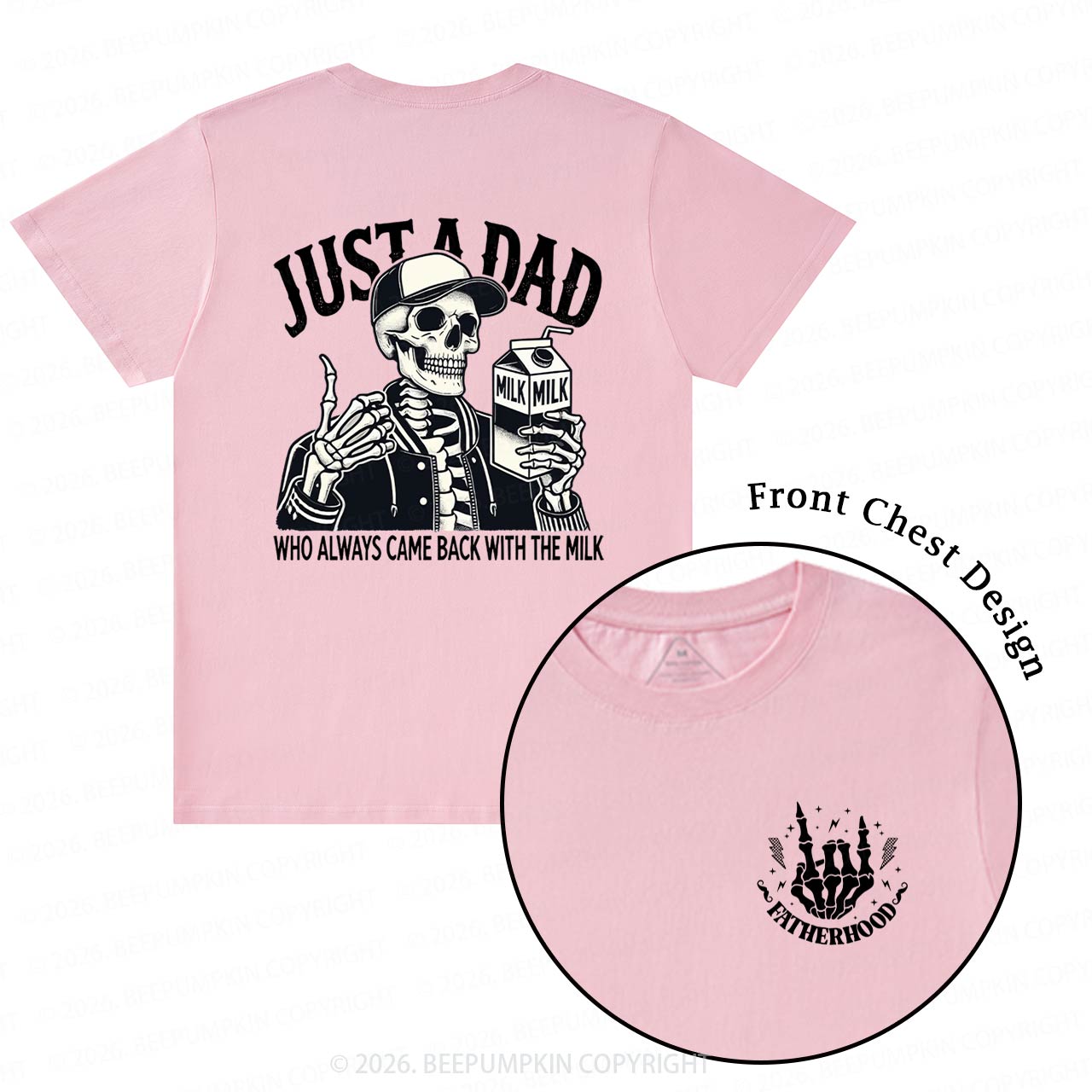 Just A Dad Who Always Came Back With The Milk T-Shirts