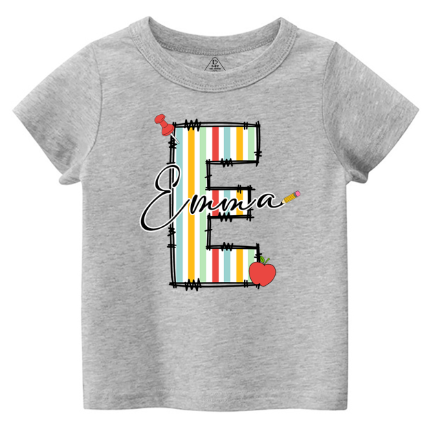 Personalized Alphabet Toddler&Kid's Tees Beepumpkin
