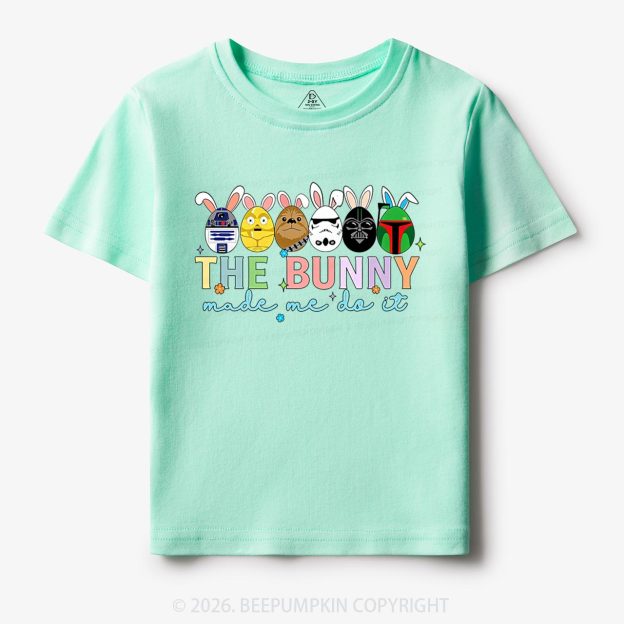 Cute Cartoon Characters Happy Easter Toddler&Kid's Tees Beepumpkin