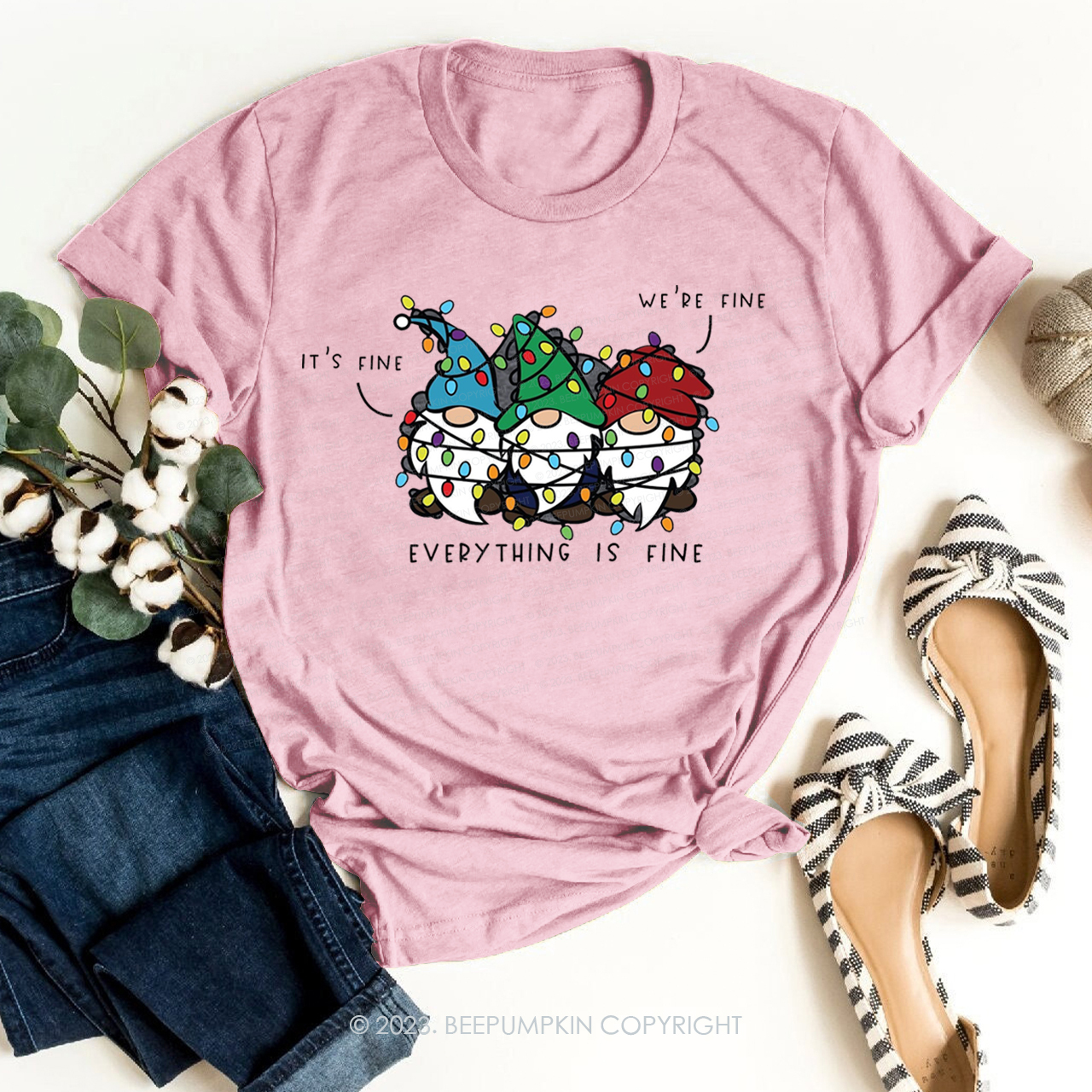 It’s Fine We’re Fine Everything Is Fine Fall Shirts Beepumpkin