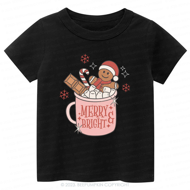 Hot Cocoa and Christmas Movies Tees For Kids Beepumpkin