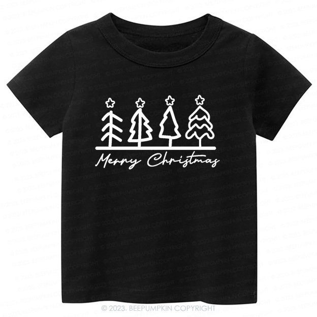 Natural Toddler Tee Christmas Tree Beepumpkin