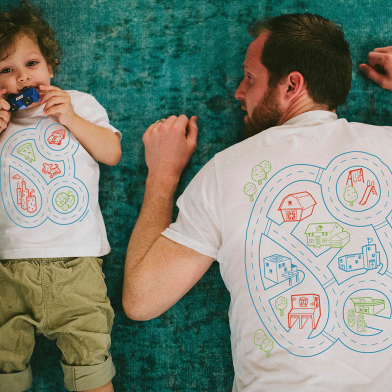 Play Mat Road Map Matching Gift T-Shirts