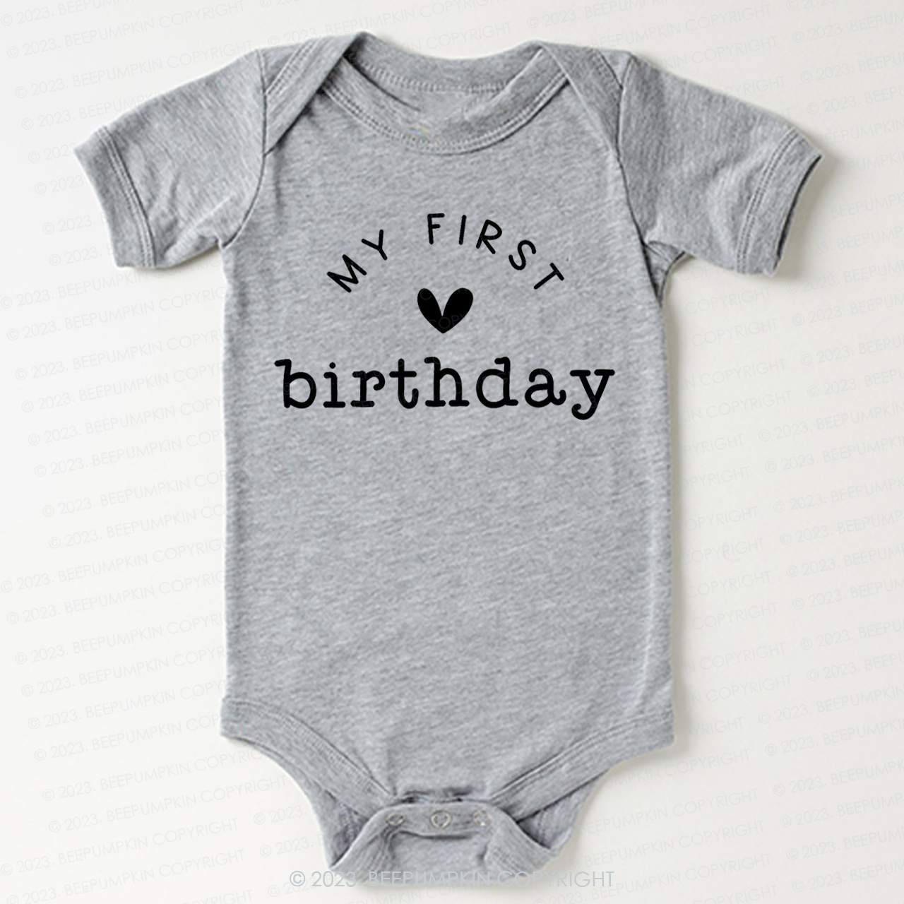 My First Birthday Bodysuit For Baby