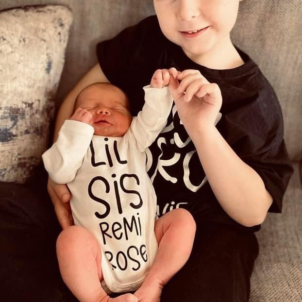 Big Bro Lil Sis Matching Sibling Shirts