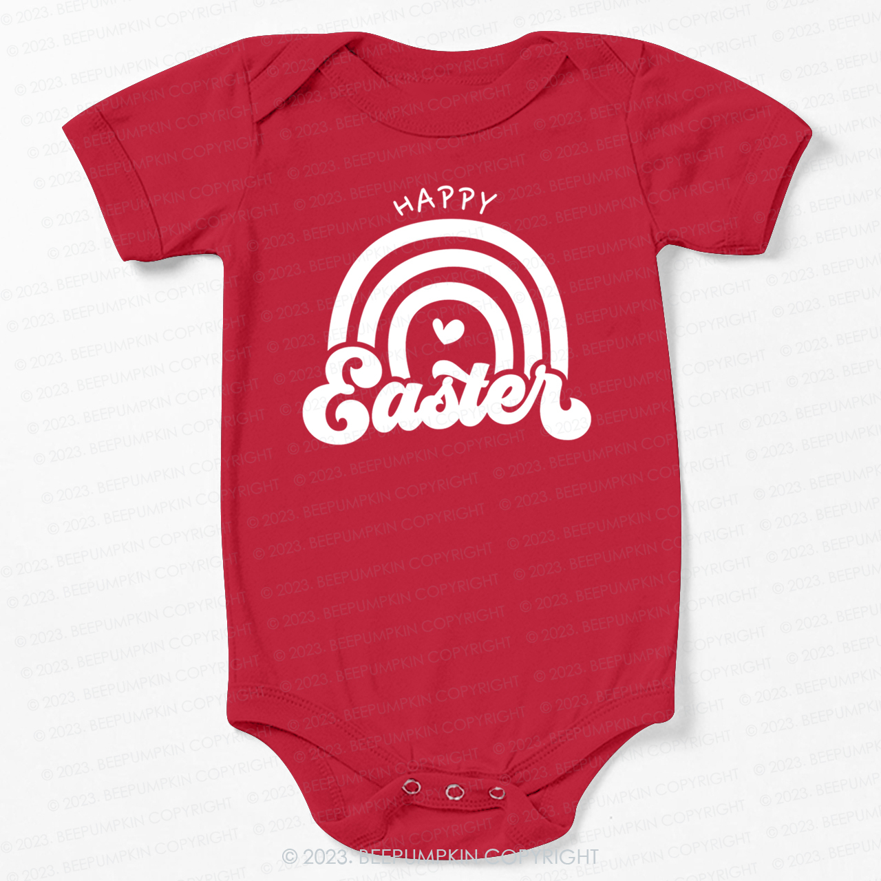 Happy Easter Rainbow Bodysuit For Baby