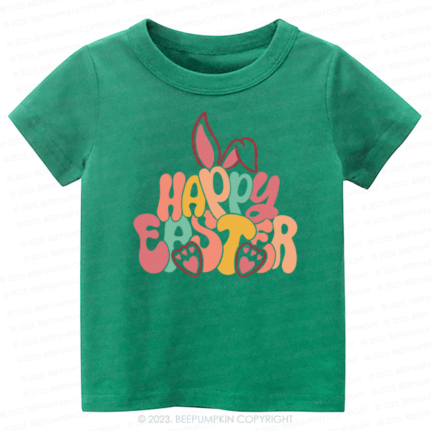Retro  Happy Easter -Toddler Tees