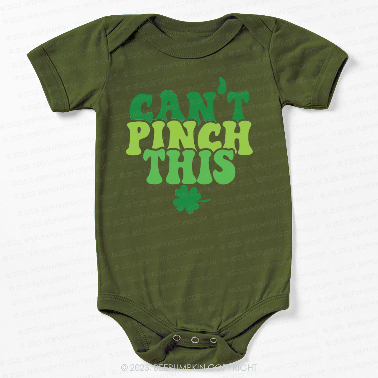 Can't Pinch This St.Patricks Day Bodysuit For Baby