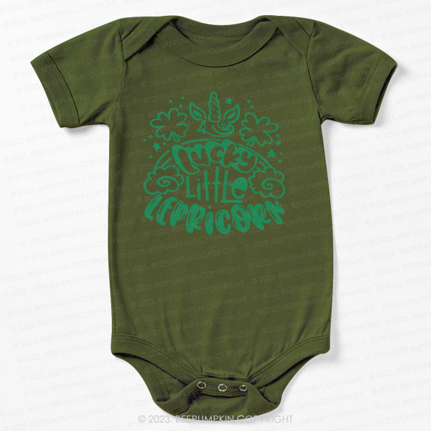 Lucky Little Lepricorn St.Patricks Day Bodysuit For Baby