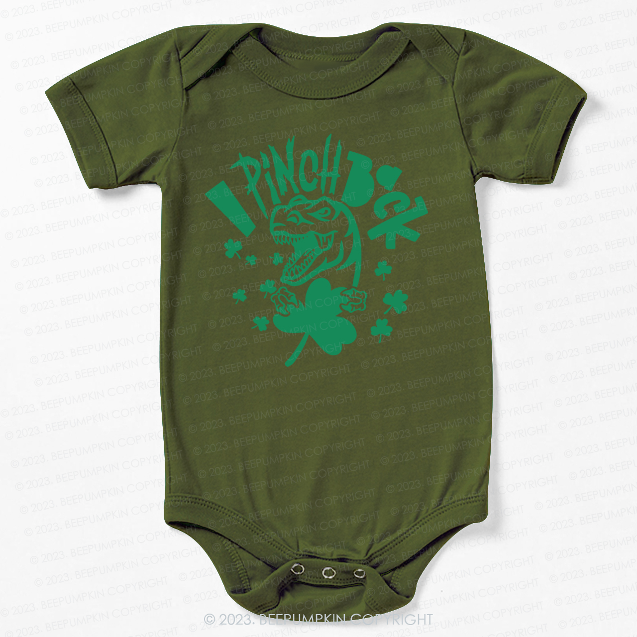 I Pinch Back St.Patricks Day Bodysuit For Baby