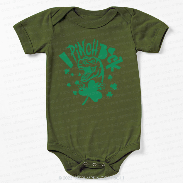 I Pinch Back St.Patricks Day Bodysuit For Baby