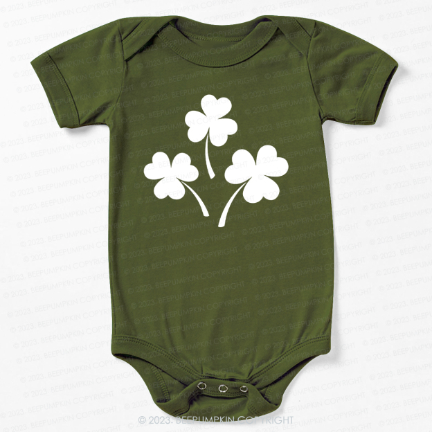 Shamrock St.Patricks Day Bodysuit For Baby