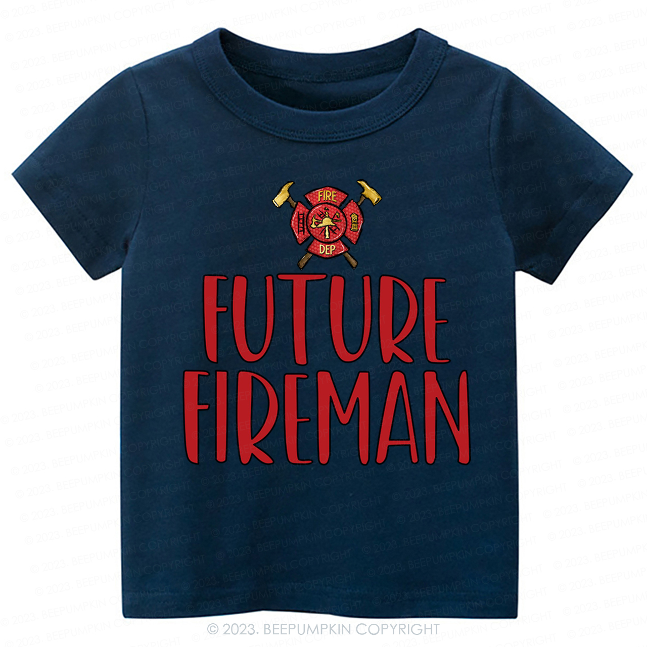 Future Fireman Firetruck -Toddler Tees