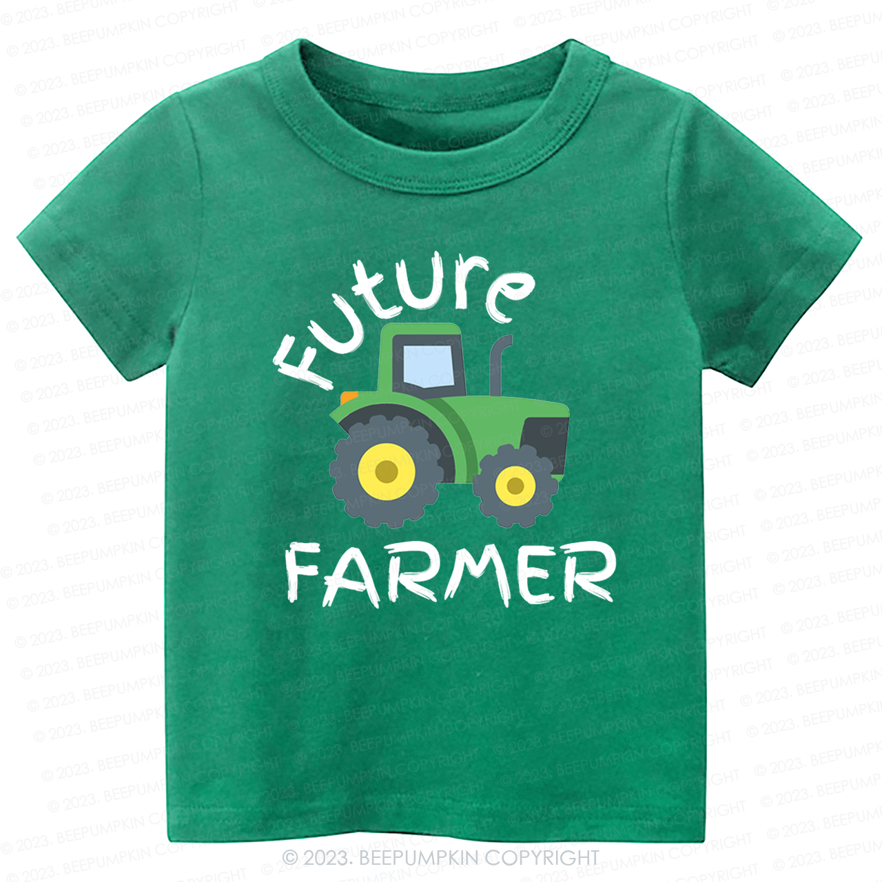 Future Farmer Cute Tractor Kids Shirt