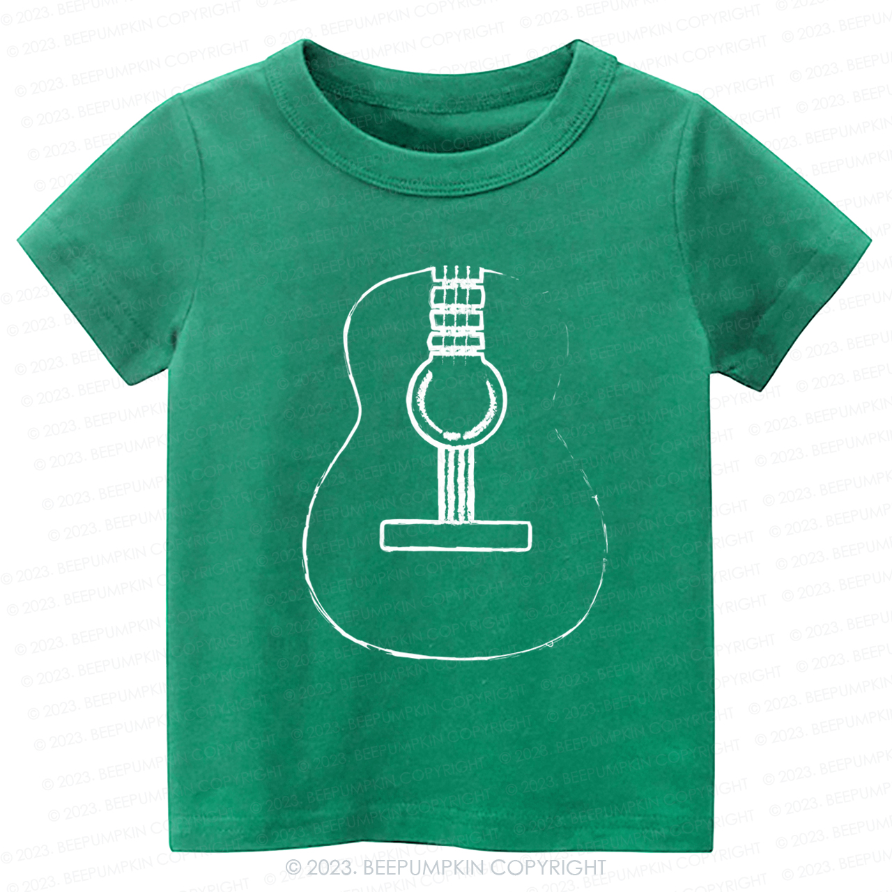Acoustic Guitar Musician Kids Shirt