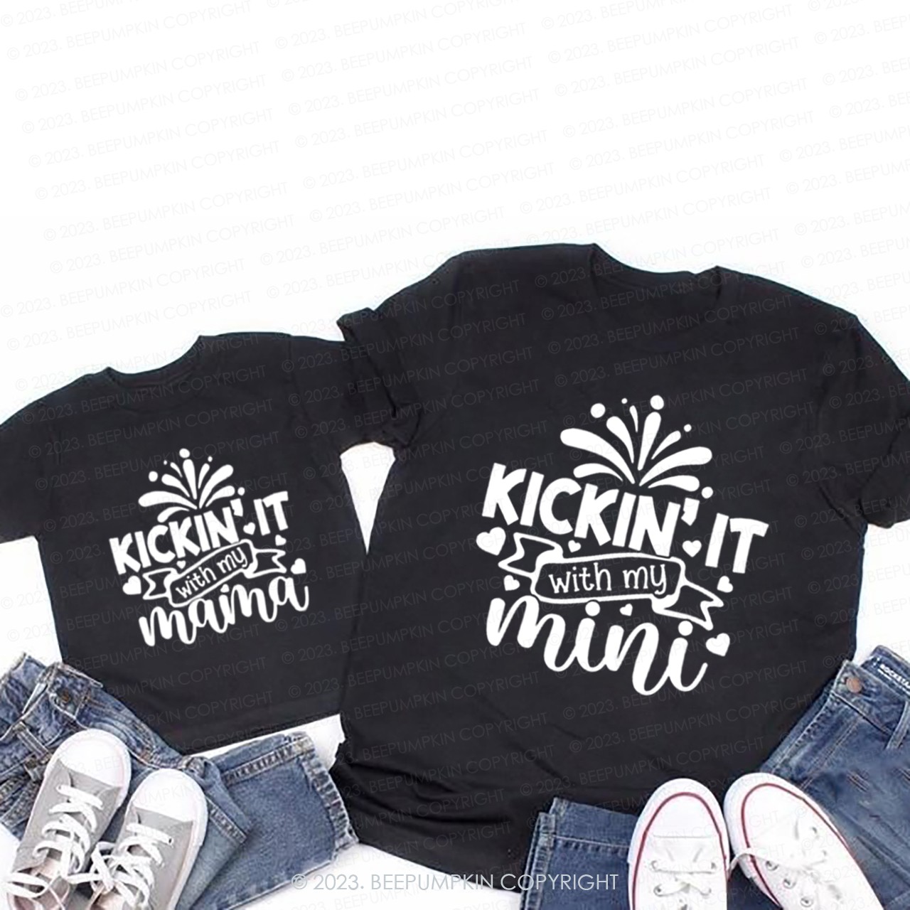 Kickin' It With Mama Mini T-Shirts For Mom&Me