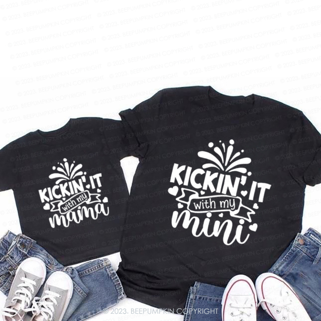 Kickin' It With Mama Mini T-Shirts For Mom&Me