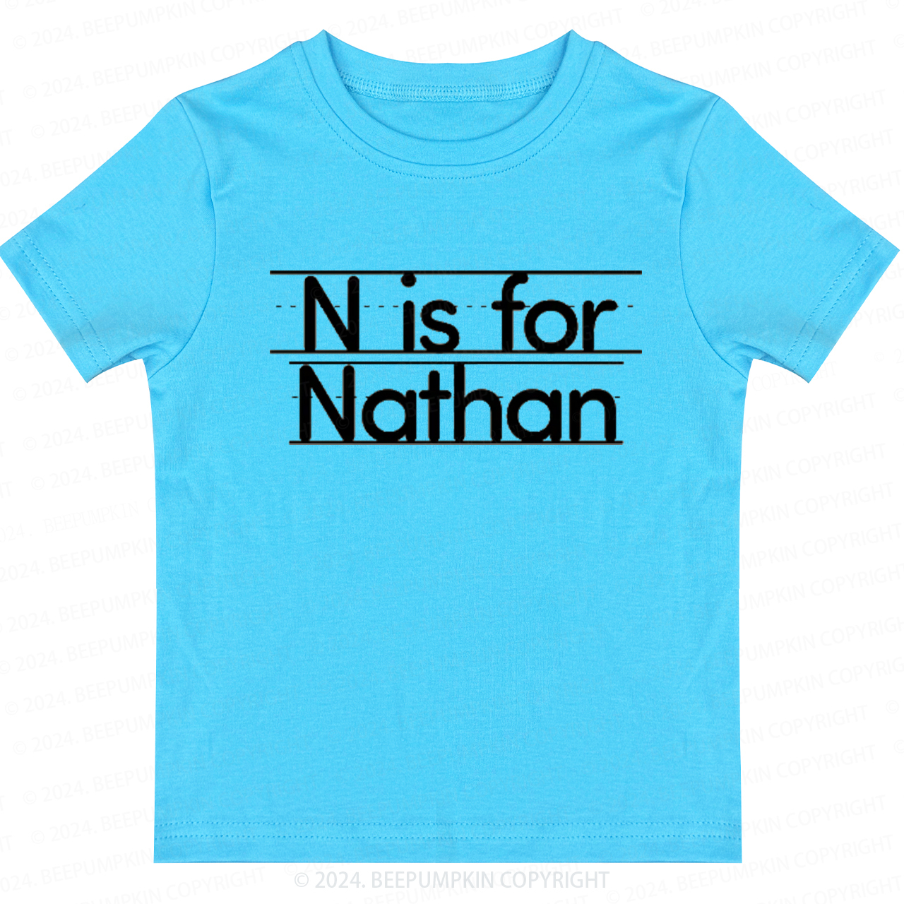 Custom Initial Back To School Shirt