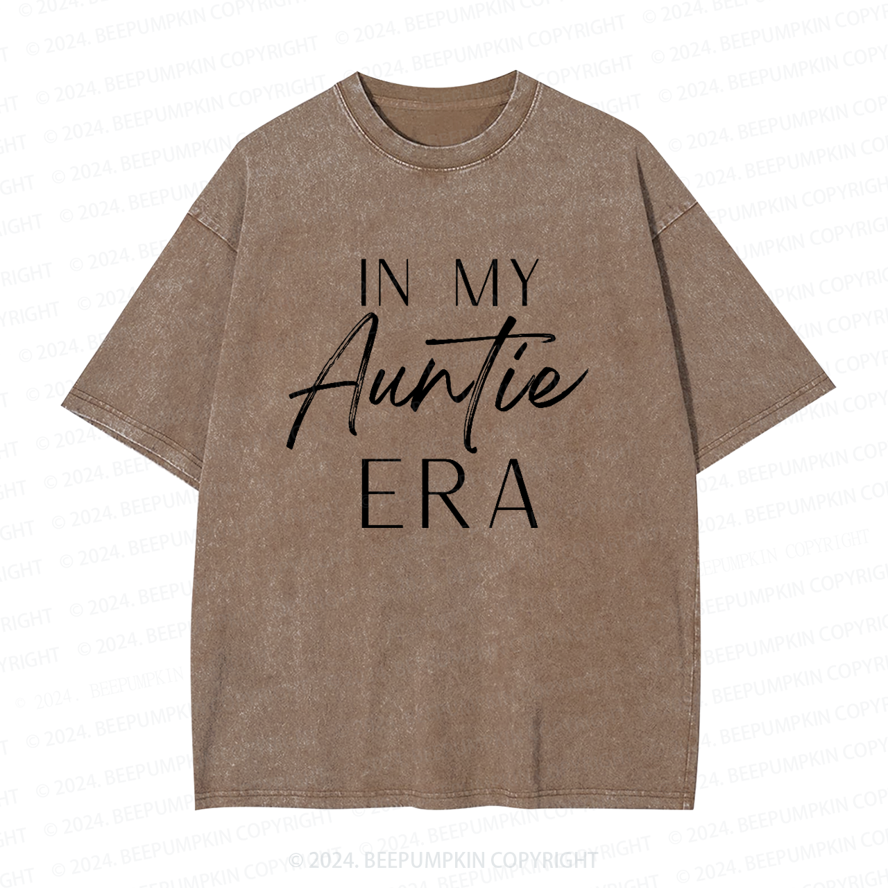 In My Auntie Era Aunt Washed Tees