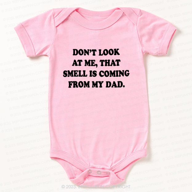 Don't Look At Me Bodysuit For Baby 7