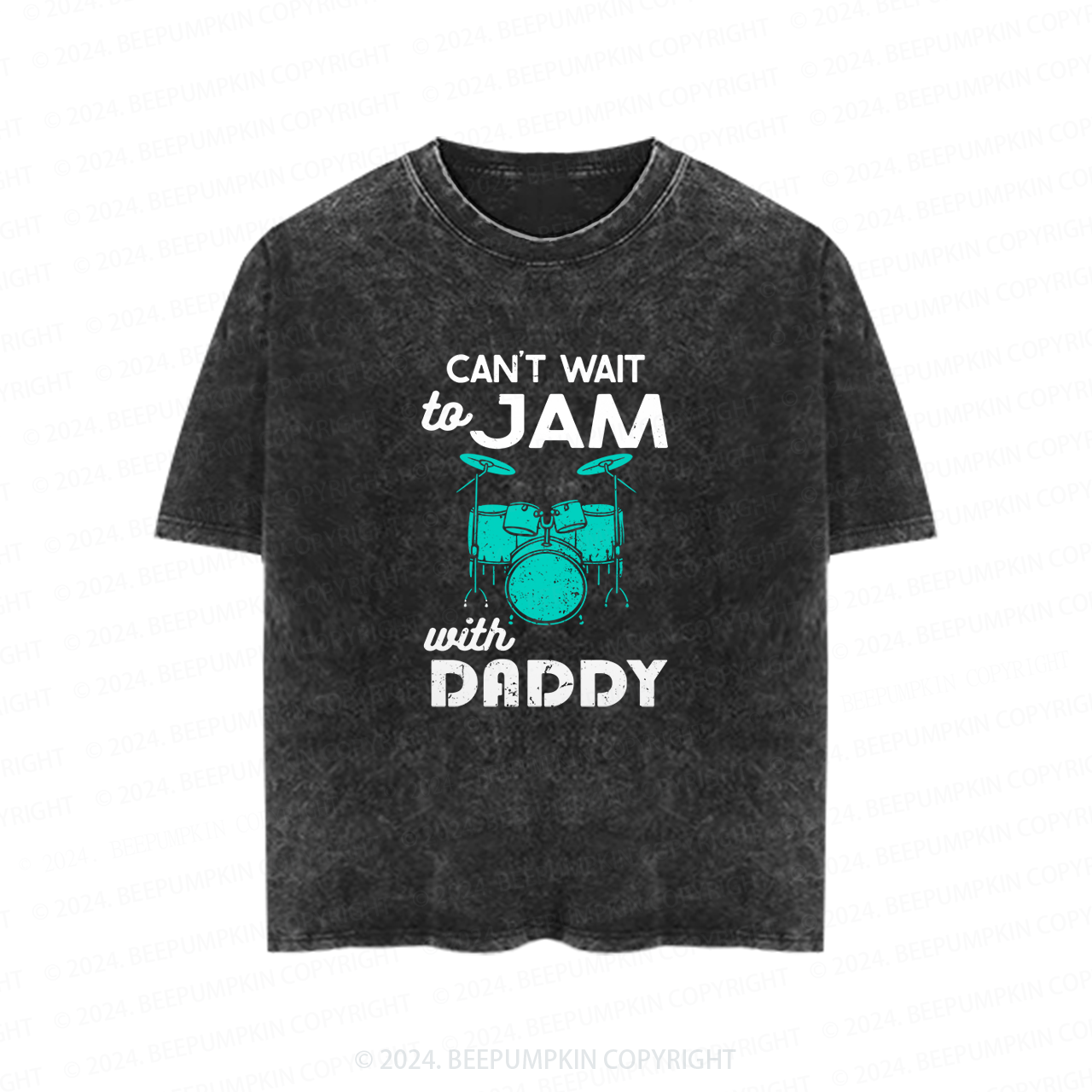 Can't Wait To Jam With Daddy Toddler&Kids Washed Tees          