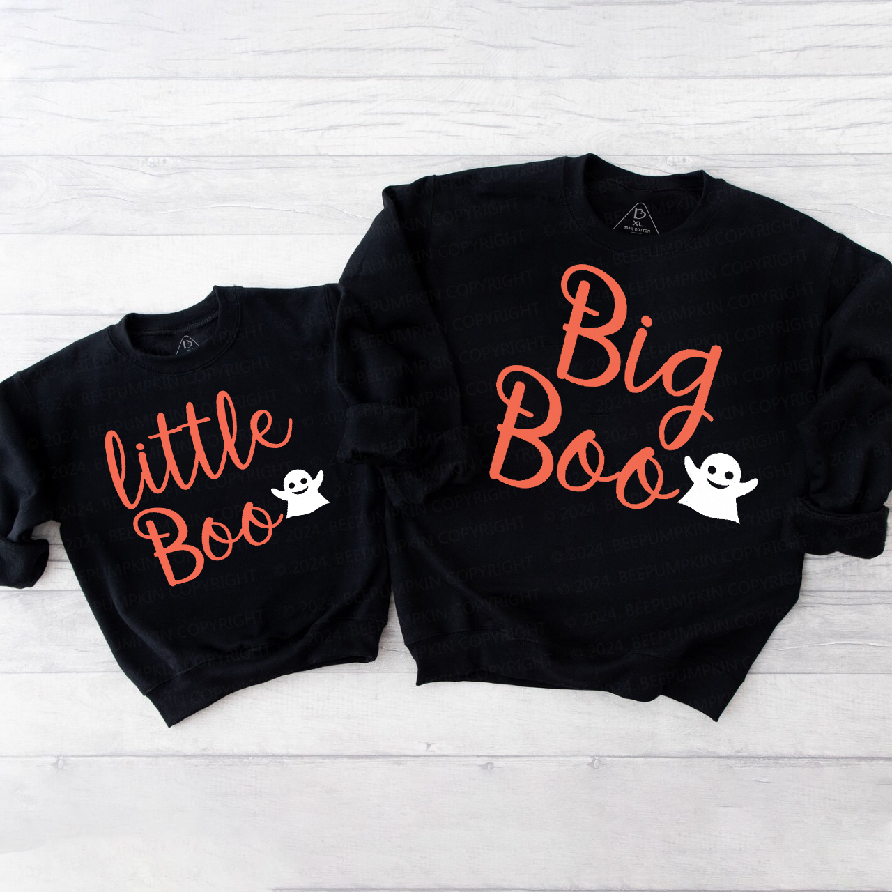 Glitter Halloween Boo Mom&Me Swetshirt