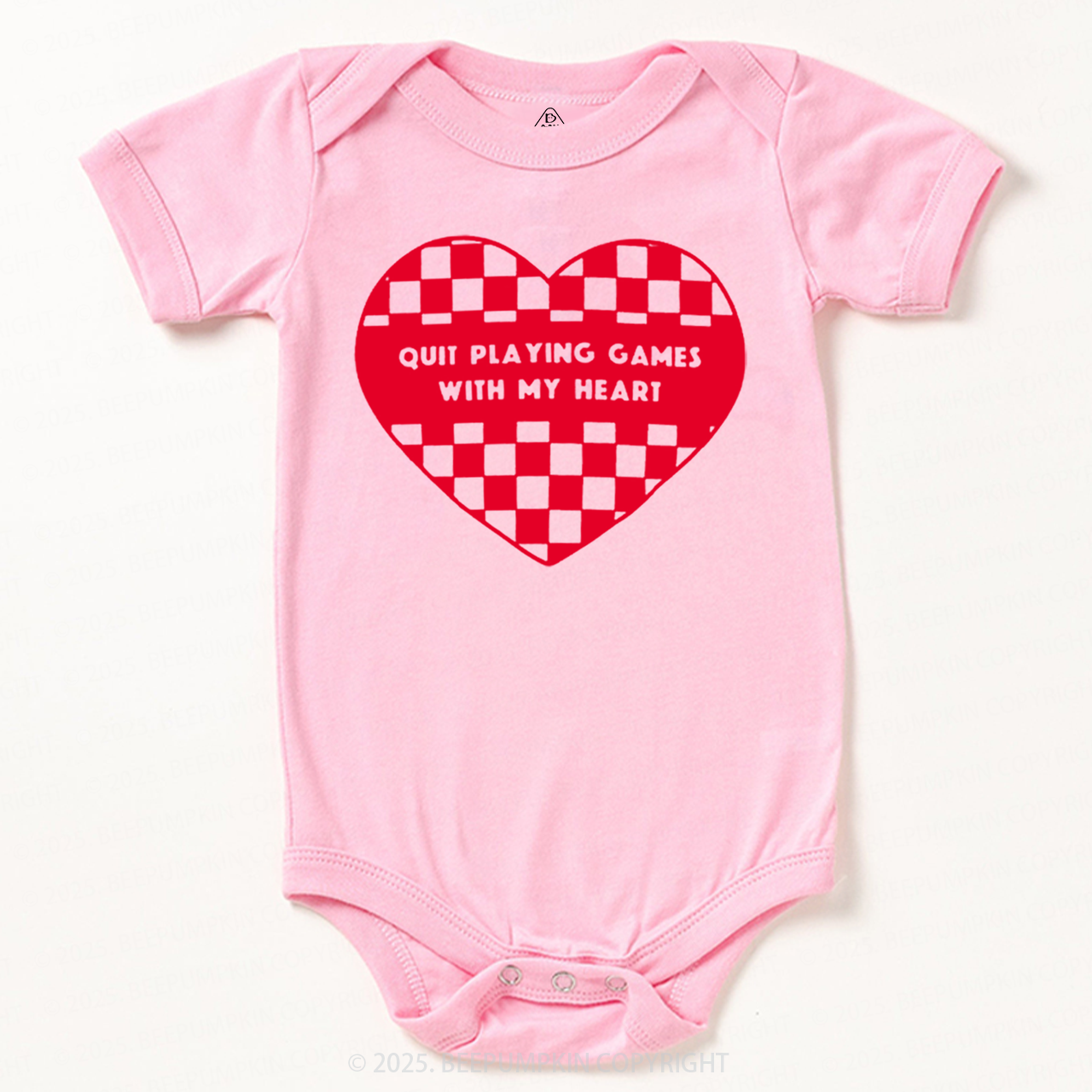 Quit Playing Games With My Heart Bodysuit Beepumpkin