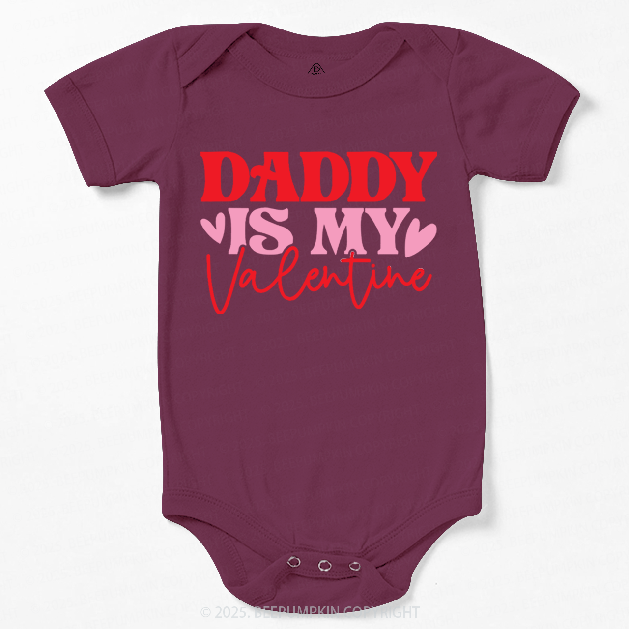 Daddy Is My Valentine Bodysuit Beepumpkin