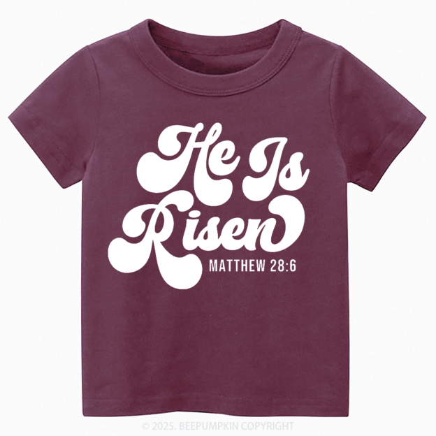 He Is Risen Toddler&Kid's Tees Beepumpkin 3