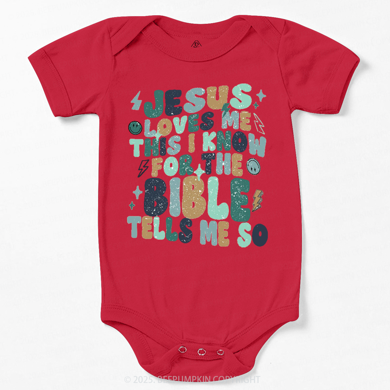 Jesus Loves Me Bodysuit Beepumpkin