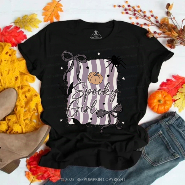 Halloween Spooky Girl T-Shirts Beepumpkin