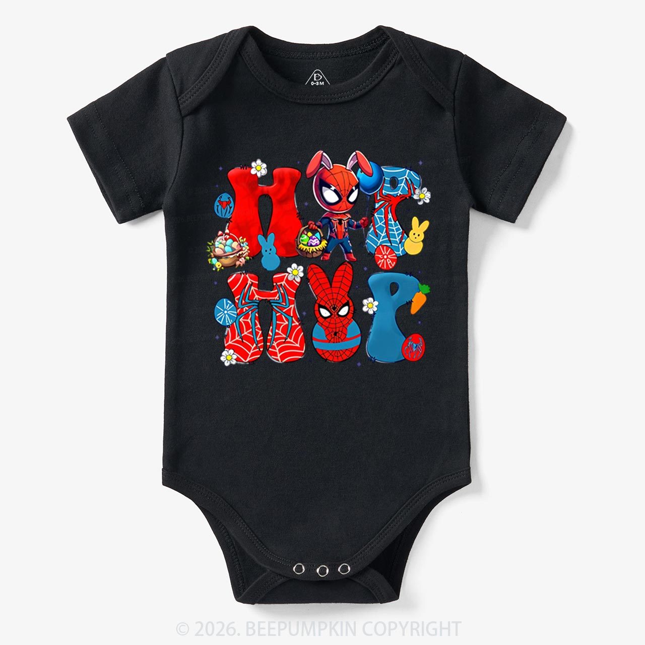 Cartoon Easter Bunny Bodysuit