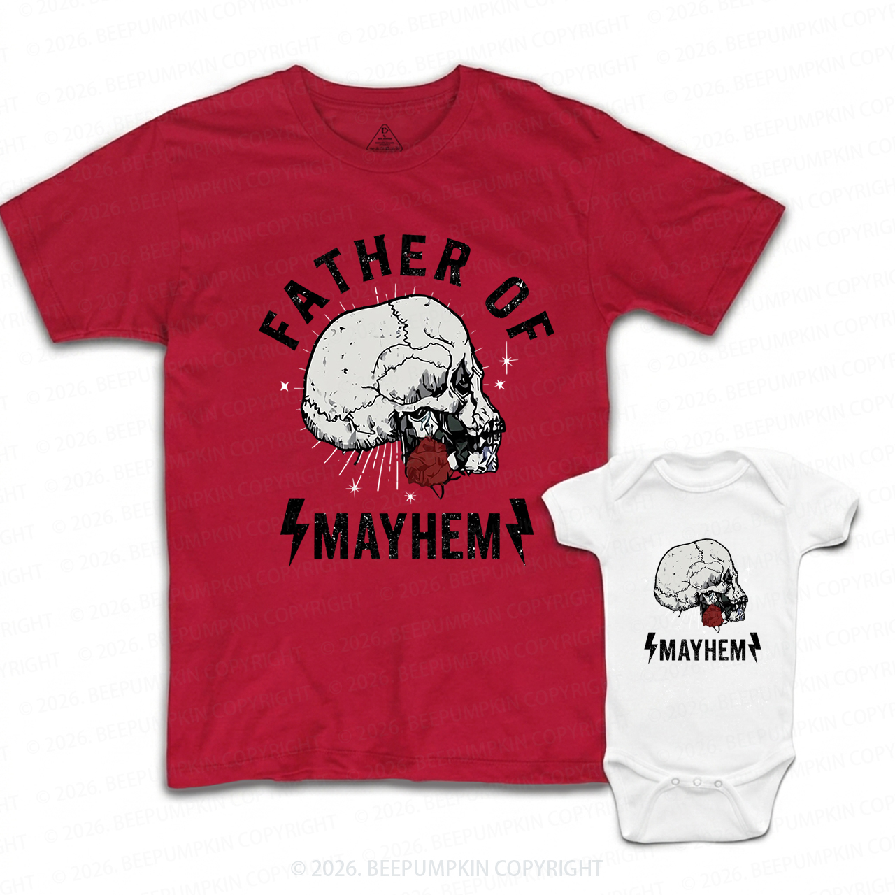 Mayhem Dad&Me Matching Shirts