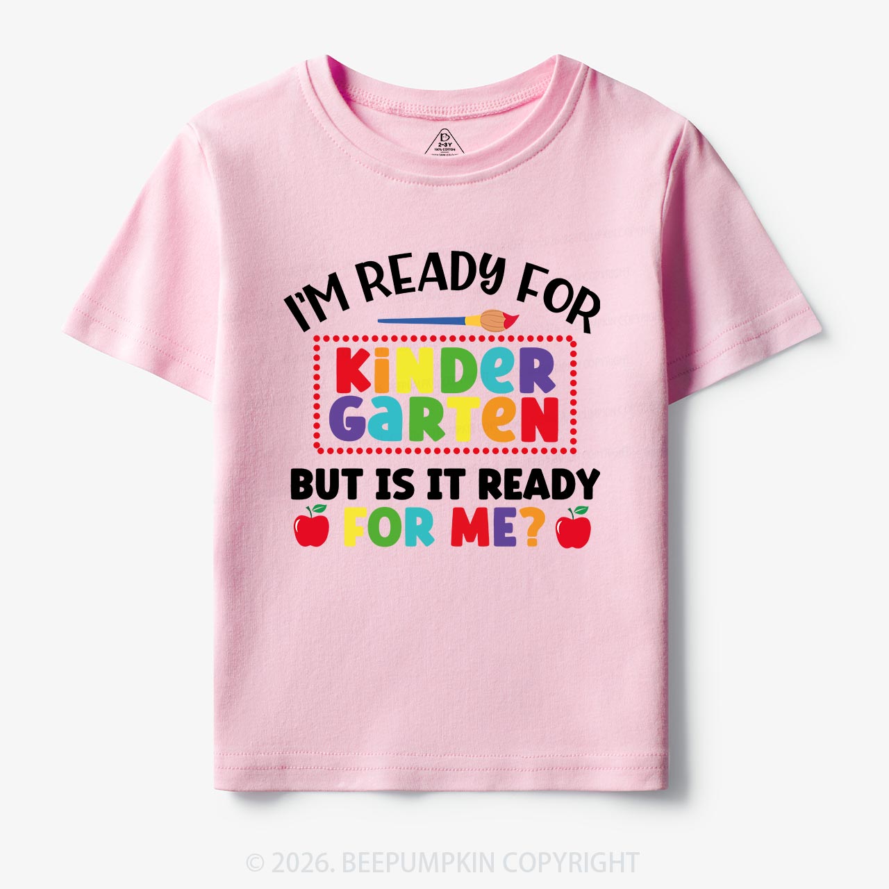 I'm Ready For Kindergarten Back To School Kids Shirts