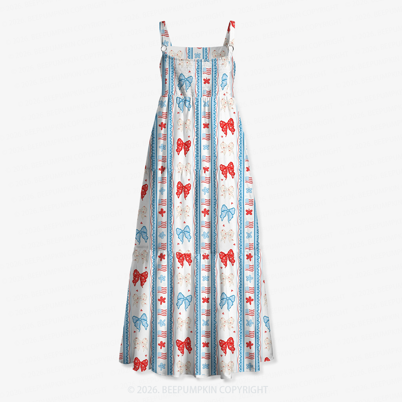 Freedom Ribbons Independence Day Women’s Voile Cami Dress