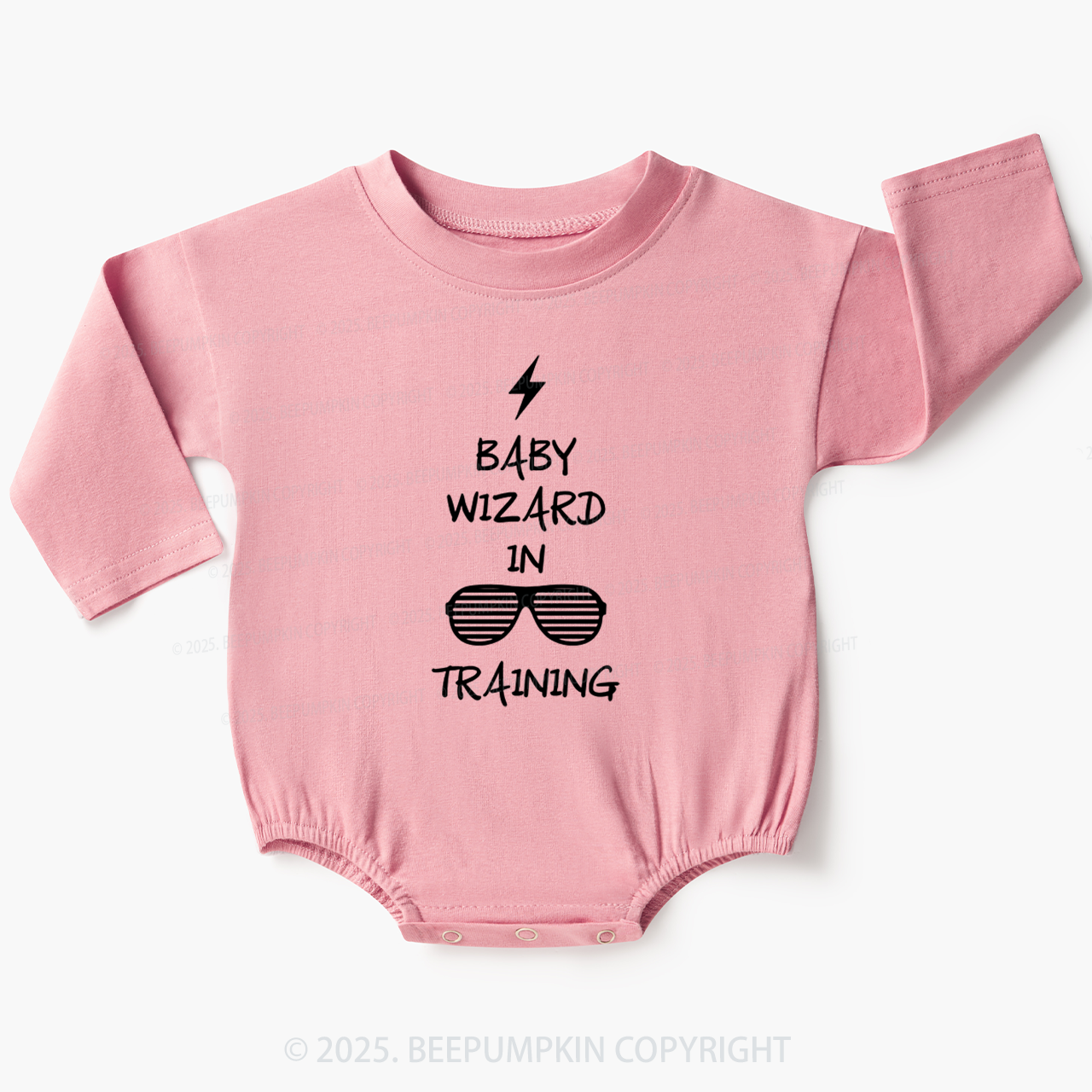 Baby Wizard In Training Baby Bubble Romper Beepumpkin