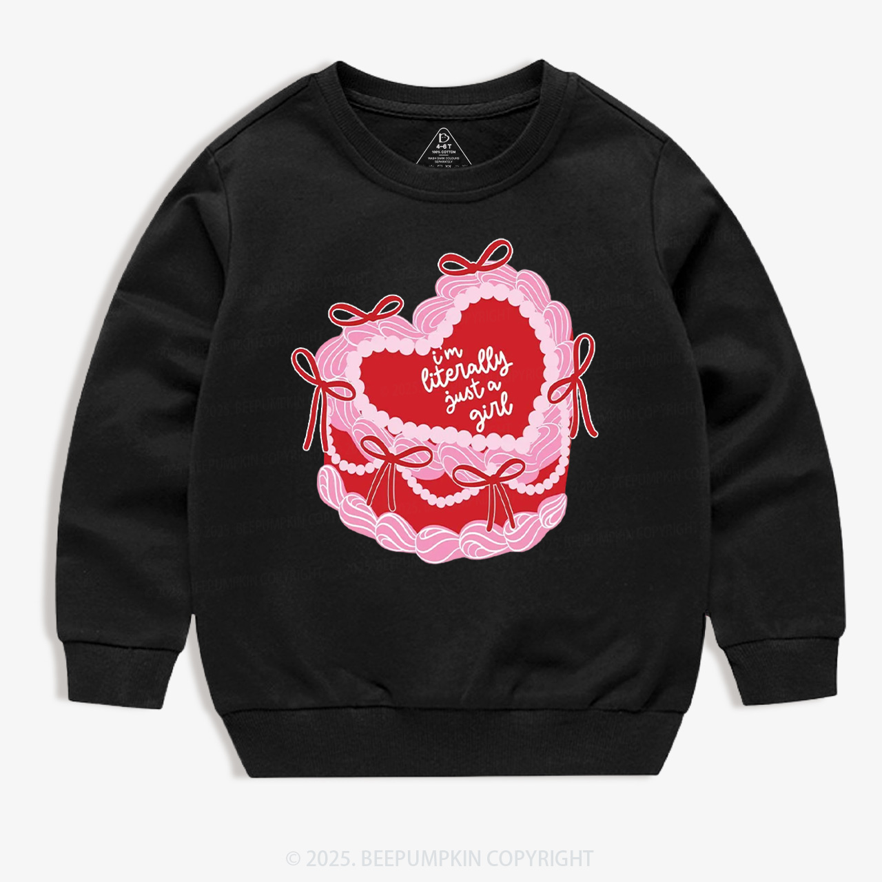 Literally Just A Girl Kid's Sweatshirt